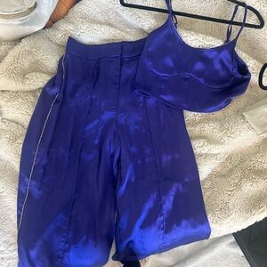 Revolve house of Harlow two piece set wide leg